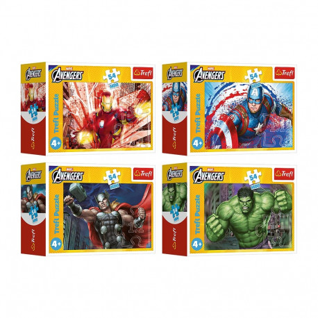 TREFL AVENGERS Minipusle Tasujad, 54 osa