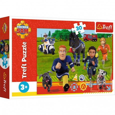 TREFL FIREMAN SAM puzzle 30 pcs