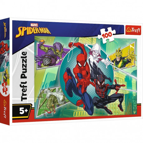 TREFL SPIDER-MAN Pusle Ämblikmees, 100 osa