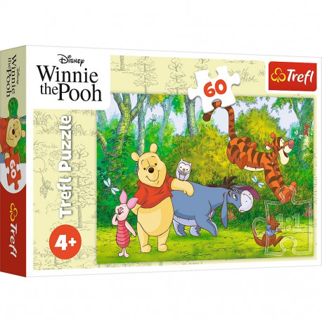 TREFL DISNEY WINNIE THE POOH Pusle Karupoeg Puhh, 60 osa