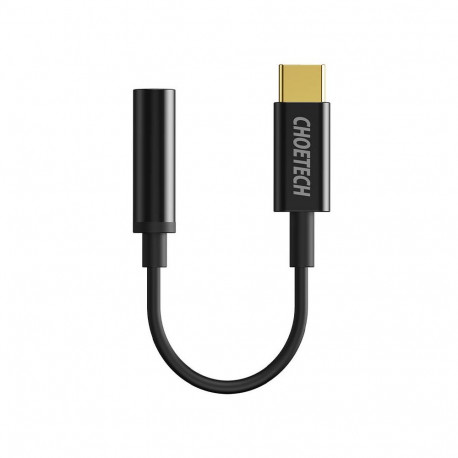 Choetech AUX003 USB-C to 3.5mm Audio Jack Adapter | black