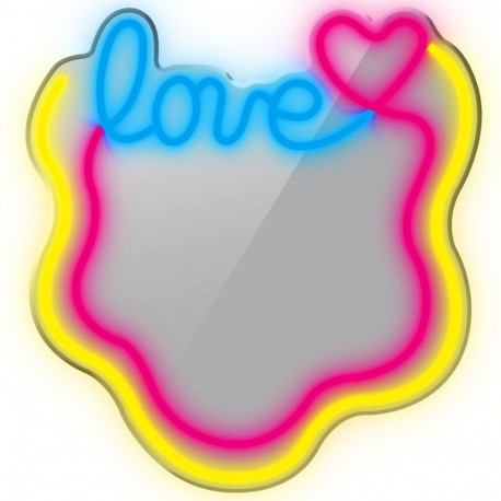 Manta MASNL131MT  Style Neon Lights LOVE LED Neon Mirror