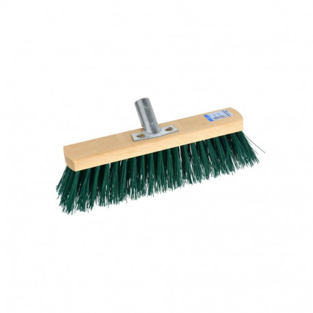 Geko street broom G66037, 30cm, with handle, nylon bristles, wood block