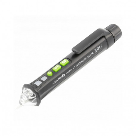Hogert HT1E630 induktsioonpinge tester, NCV, 12-1000V, LED, helisignaal, 2xAAA, automaatne väljalüli