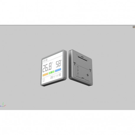 HYGROMETER/THERMOMETER/CLOCK/MTHM01 MOVA