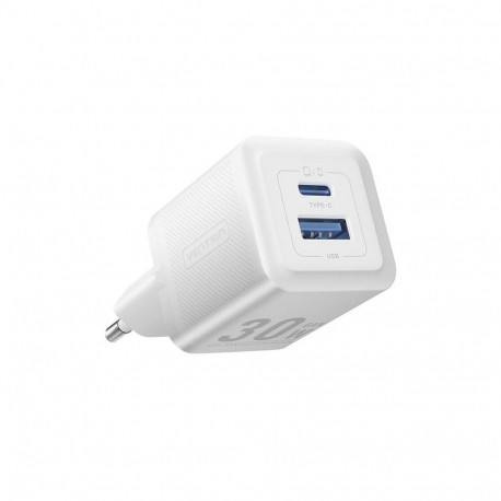 MOBILE CHARGER WALL 30W USB/2P WHITE FEQW0-EU VENTION