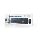 Gembird wireless keyboard + mouse KBS-WCH-04 ENG