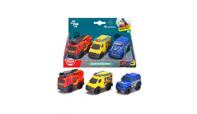 Dickie Toys mikropäästeautode komplekt
