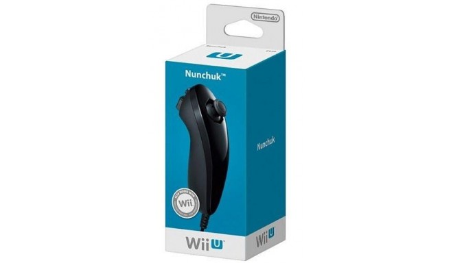 Nintendo Wii spēļu vadības pults U Nunchuk, melna