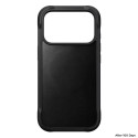 Nomad Rugged Leather Case iPhone 17 Pro must Horween