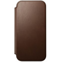 Nomad Modern Leather Folio iPhone 17 Pro Max pruun