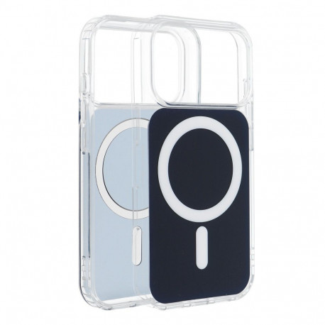 Case for Samsung S26 ULTRA Clear Fusion Mag Cover compatible with MagSafe navy blue