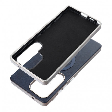 Case for Samsung S26 ULTRA Gentleman Mag Cover compatible with MagSafe navy blue