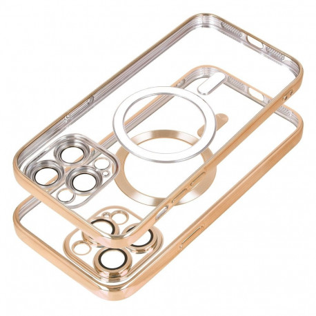 Case for Samsung S26 Electro Mag Cover compatible with MagSafe gold