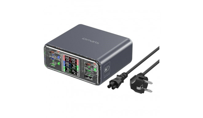 Product Title: 360W 6-Port GaN Desktop Charging Station (5x USB-C, 1x USB-A)
