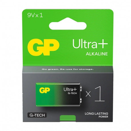 Alkaline battery 6LR61 9V ULTRA+ 1 pcs