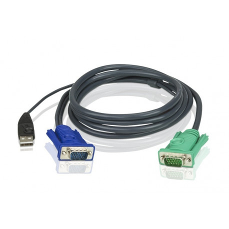 Aten KVM kaabel USB KVM 3in1 SPHD 1.2m (2L-5201U)