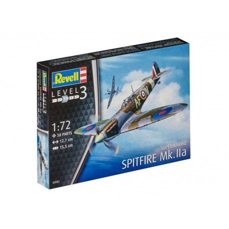 Plastic model Spitfire MK.IIA