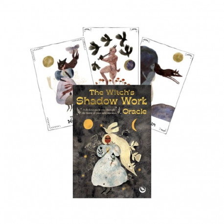 Oracle Card Deck - The Witch's Shadow Work Oracle 40 Cards with Booklet