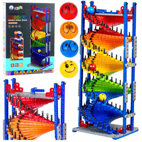 värviline konstruktor hariduslik kuulirada 550 tk