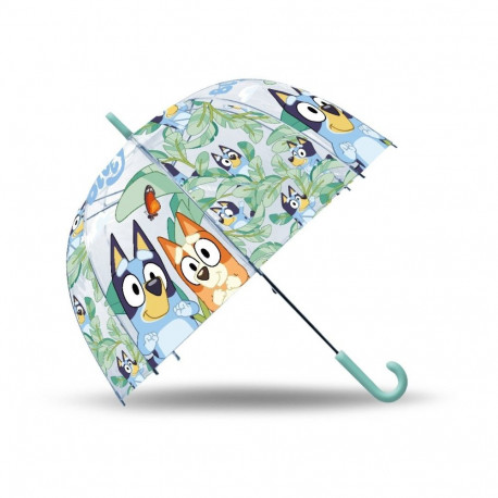 läbipaistev käsitsi bluey vihmavari