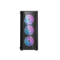 Darkflash DK352 Plus computer case (black) + 4 RGB fans