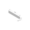 MULTIBRACKETS Pro Series-Single Screen Rail Black