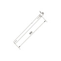 MULTIBRACKETS Pro Series-Extension Pipe 0.8m Black