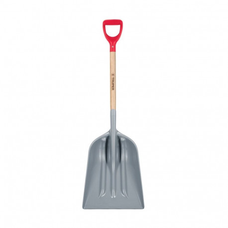 Kühvel ABS plastikust. Puidust varre ja D-käepidemega Truper®