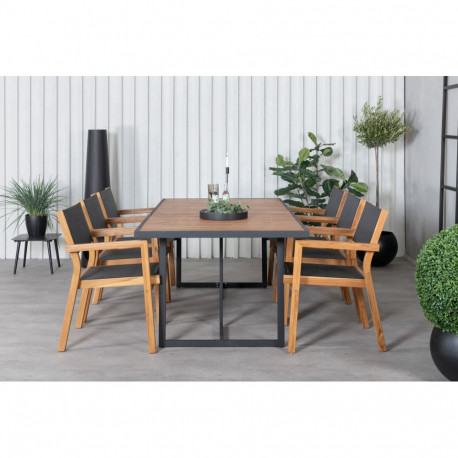 Aiamööbli komplekt KHUNG&VENICE 6 tooliga