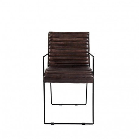 Söögitool WYATT, must nahk