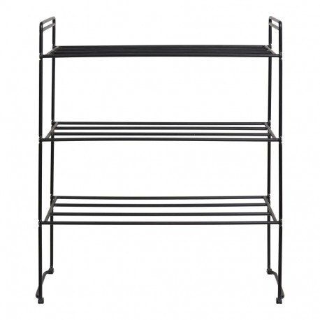 Jalatsiriiul SWANSEA 3-riiuline, must