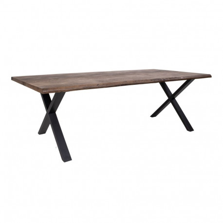 Söögilaud TOULON 240x95cm, suitsutatud tamm