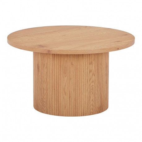 Diivanilaud BOAVISTA ø80x45 cm, looduslik