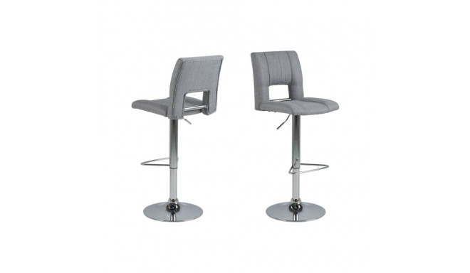 Baaritool SYLVIA kõrguse regulaatoriga, helehall