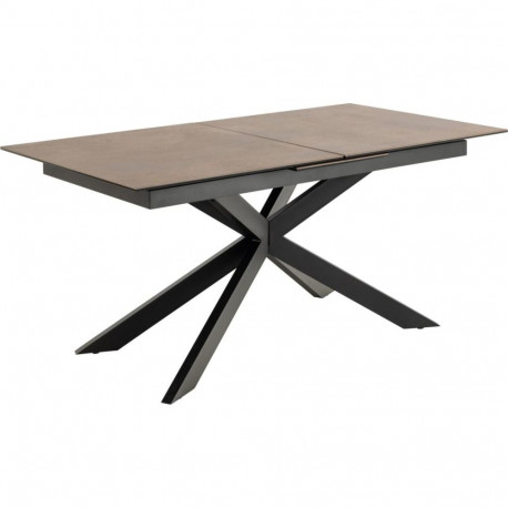 Söögilaud IRWINE pikendatav 168/210x90cm, roostes pruun