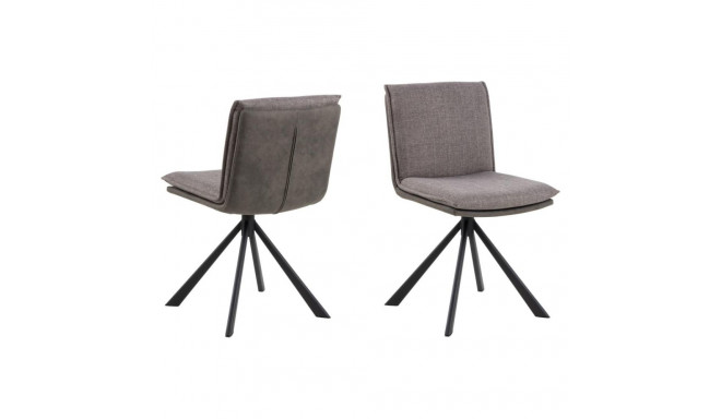 Söögitool FLYNN pöörlev, helehall-pruun