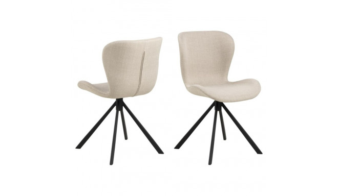 Söögitool BATILDA-A1 pöörlevate jalgadega, beež