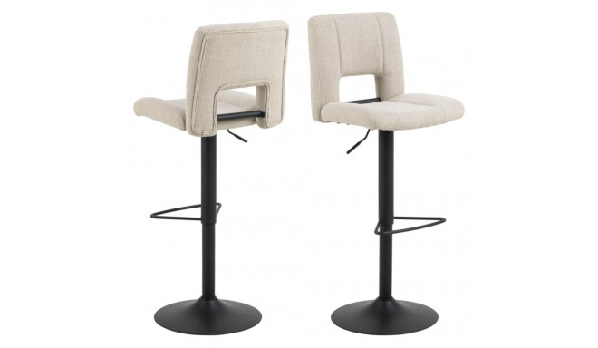 Baaritool SYLVIA kõrguse regulaatoriga, beež kangas