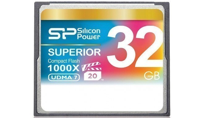 Silicon Power mälukaart CF 32GB 1000x