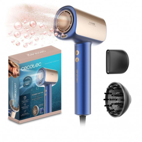 Cecotec Hair Dryer DryGlam Nano Plasma Blue 1600W Ionic Silent Blue