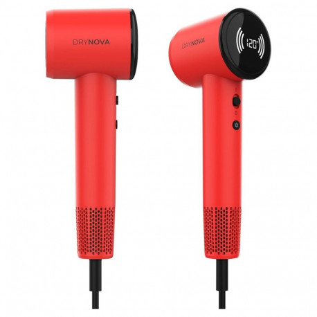 Cecotec Hair Dryer DryNova Red 1600W Ionic Digital Display Compact Lightweight Red