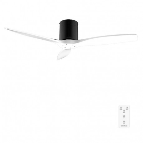 Cecotec Ceiling Fan EnergySilence Aero 5400 Classic 40W Ø132cm White Black 3 Blades