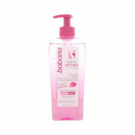 Roosiõielõhnaline intiimpesuseep Babaria Rosa Mosqueta 300 ml