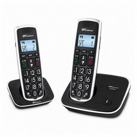 Juhtmevaba Telefon Telecom 7609N (2 pcs) Must