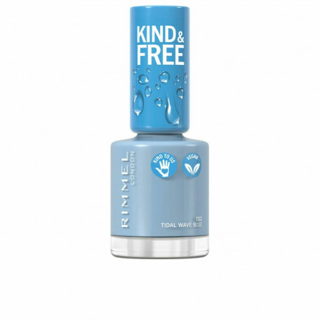 küünelakk Rimmel London Kind & Free 152-tidal wave blue (8 ml)