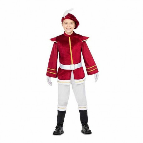 Costume for Children My Other Me Maroon Hat Jacket Trousers - 7-9 Years