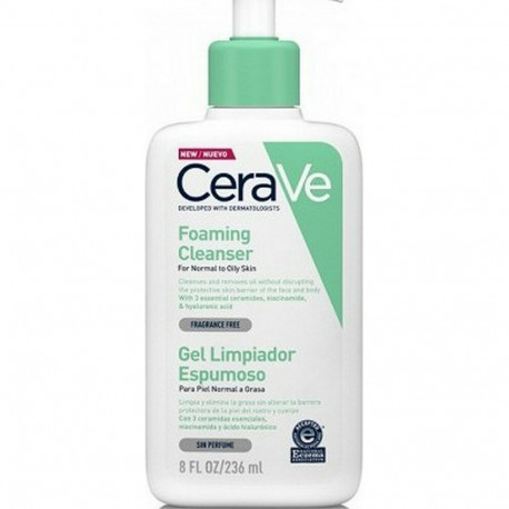 Puhastav vahutav geel CeraVe Foaming Cleanser 236 ml
