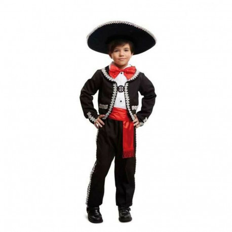 Costume for Children 203714 Mariachi 3-4 Years Black (4 Pieces)