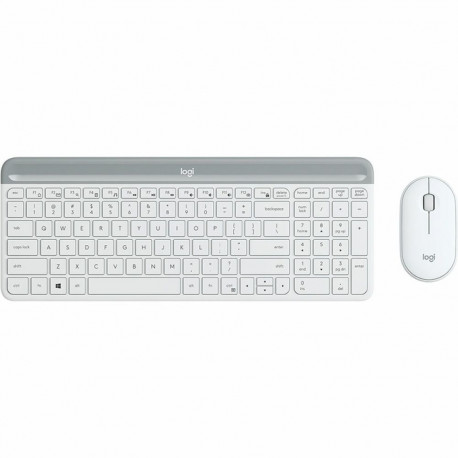 Keyboard and Wireless Mouse Logitech 920-009199 Spanish Qwerty Spanish